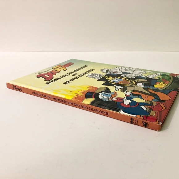 1989 Disney  DuckTales Sphinx For Memories and Sir Gyro GearLoose Hardcover - Picture 4 of 16